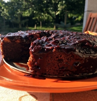 Čokoládovo-kuskusový koláč
